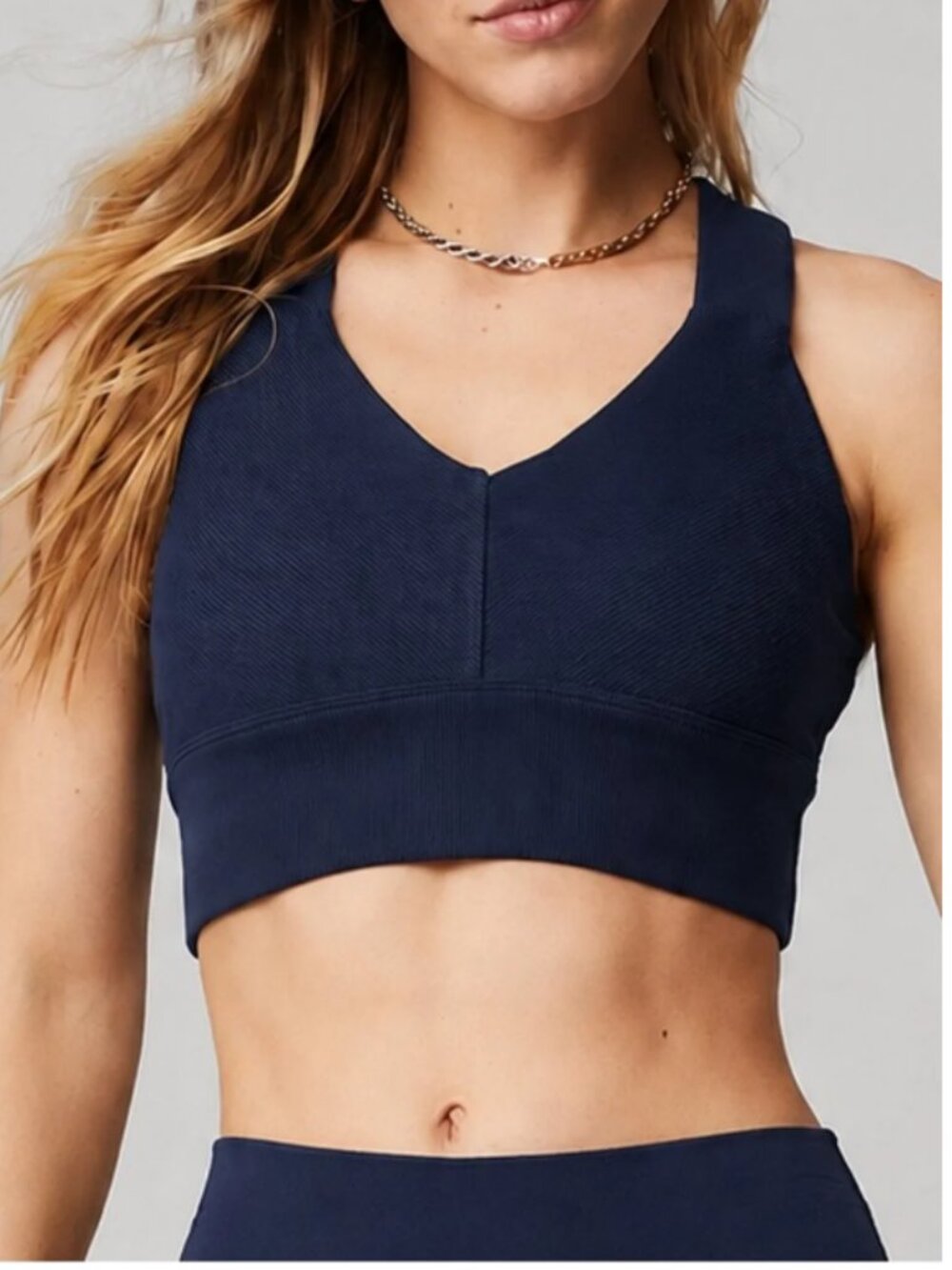 ALO Yoga Emulate Bra XS, Like New, Dark Navy